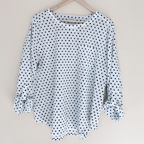 Van Heusen Polka Dot Blouse / Tunic - Picture 1 of 5